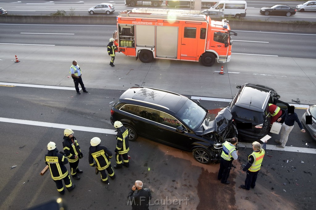 VU mehrere PKW A 3 Rich Oberhausen Hoehe AK Koeln Ost P051.JPG - Miklos Laubert